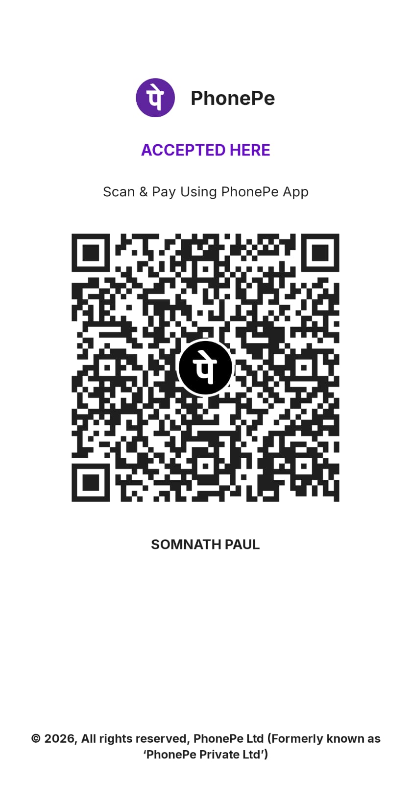 Payment QR Code
